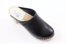 Women's Stockholm Clog - Black Leather