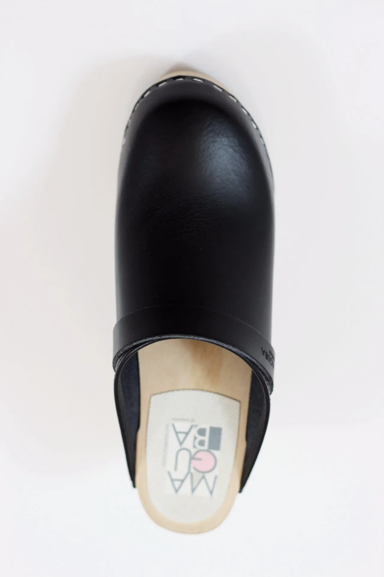 Women's Stockholm Clog - Black Leather