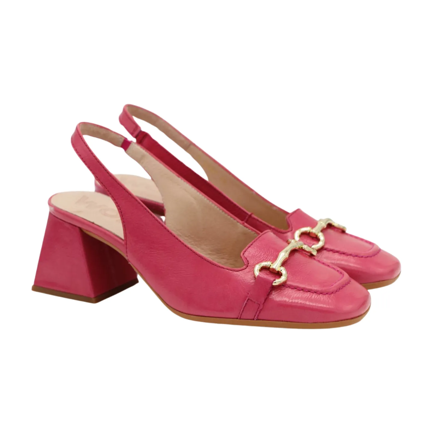 WONDERS H-6301 Pink Patent Slingback