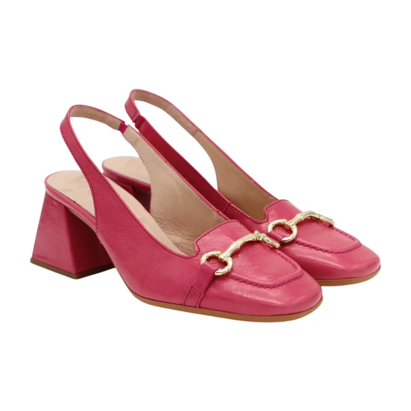 WONDERS H-6301 Pink Patent Slingback